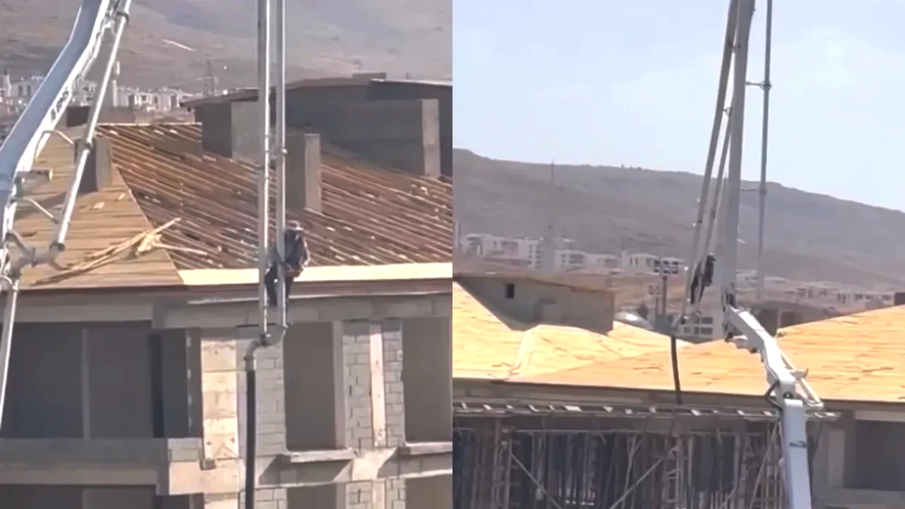 “Metrelerce Yükseklikte Tehlikeye Rağmen Hayata Tutunan Cesur Anlar!”